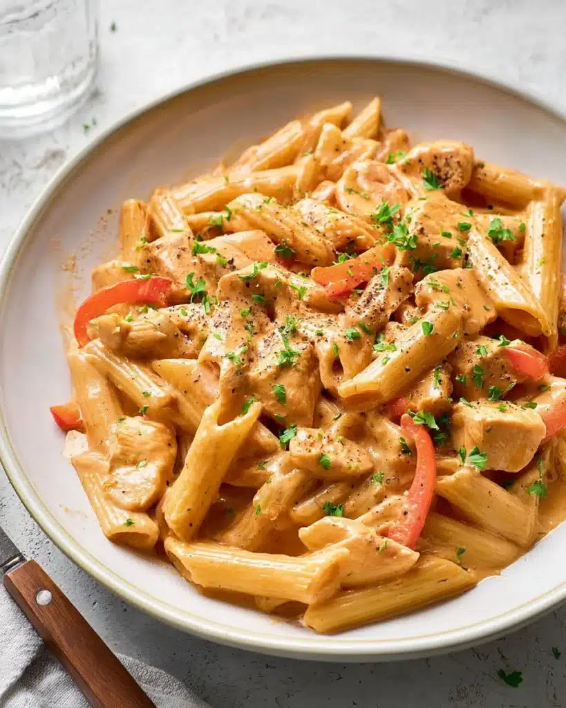 Cashew Cream Cajun Chicken Pasta – Dairy Free! Recipe