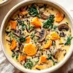 In place of the coconut milk, you can either add 1 1/2 cups half and half Recipe