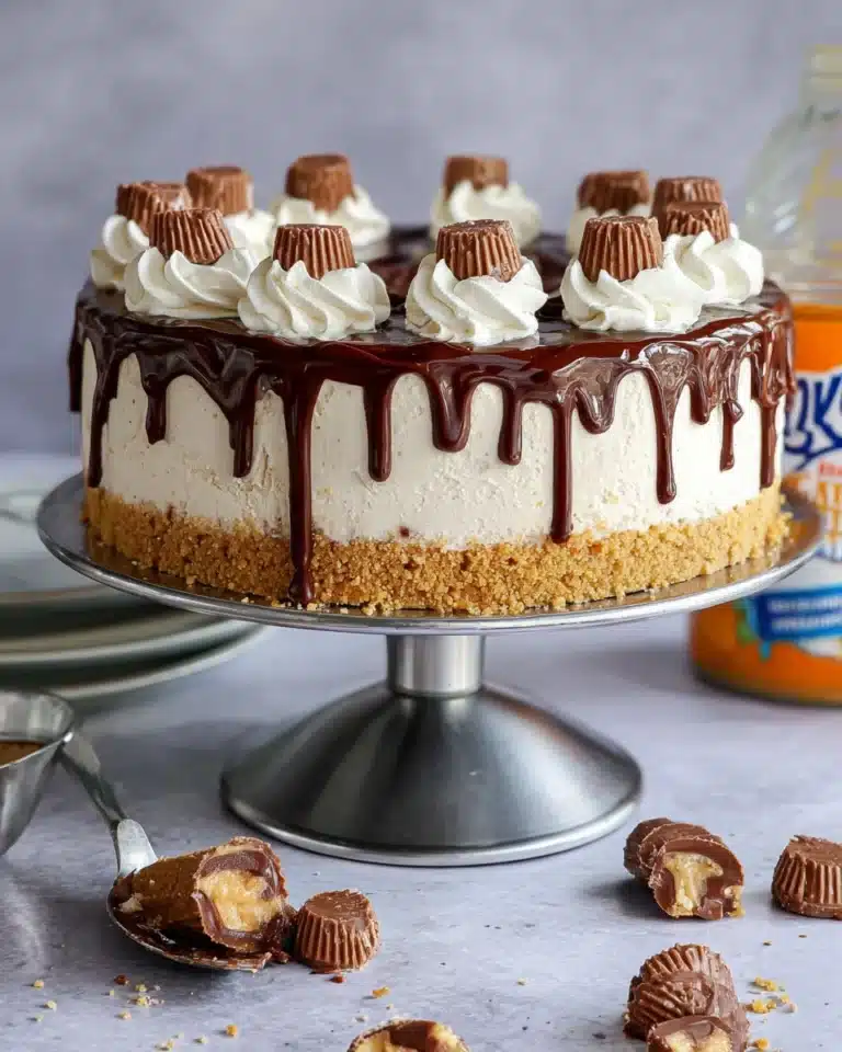 Chocolate Peanut Butter Ice Cream Cake Recipe