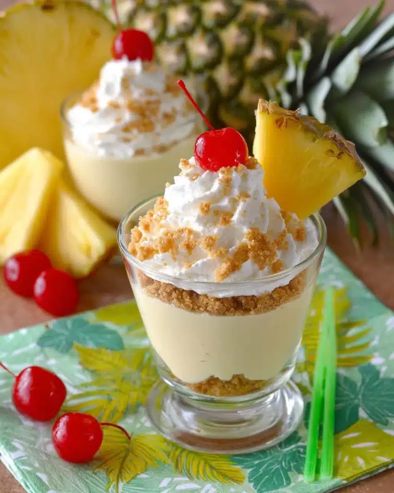 PINA COLADA CHEESECAKE MOUSSE Recipe