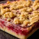Delightful Rhubarb Shortbread Bars with a Buttery Crust Recipe