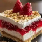 no bake easy strawberry delight Recipe