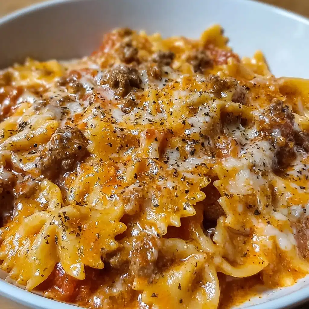 Velveeta Beef Pasta with Bowtie Noodles Recipe - Recipe Image