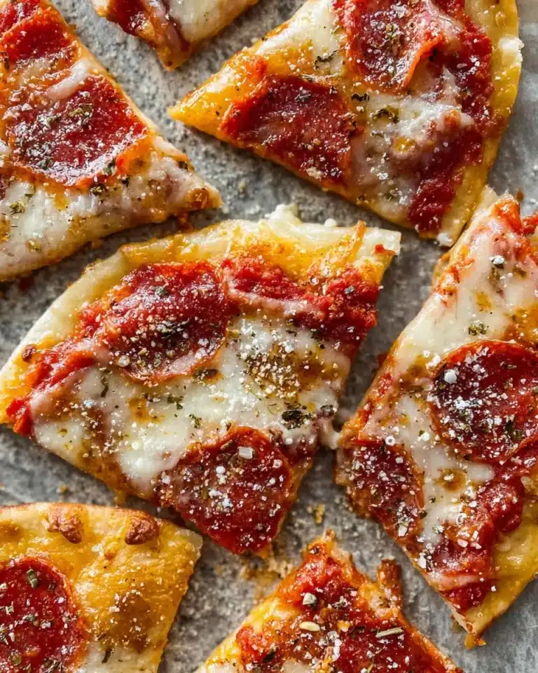 Easy 5 Minute Air Fryer Tortilla Pizza Recipe