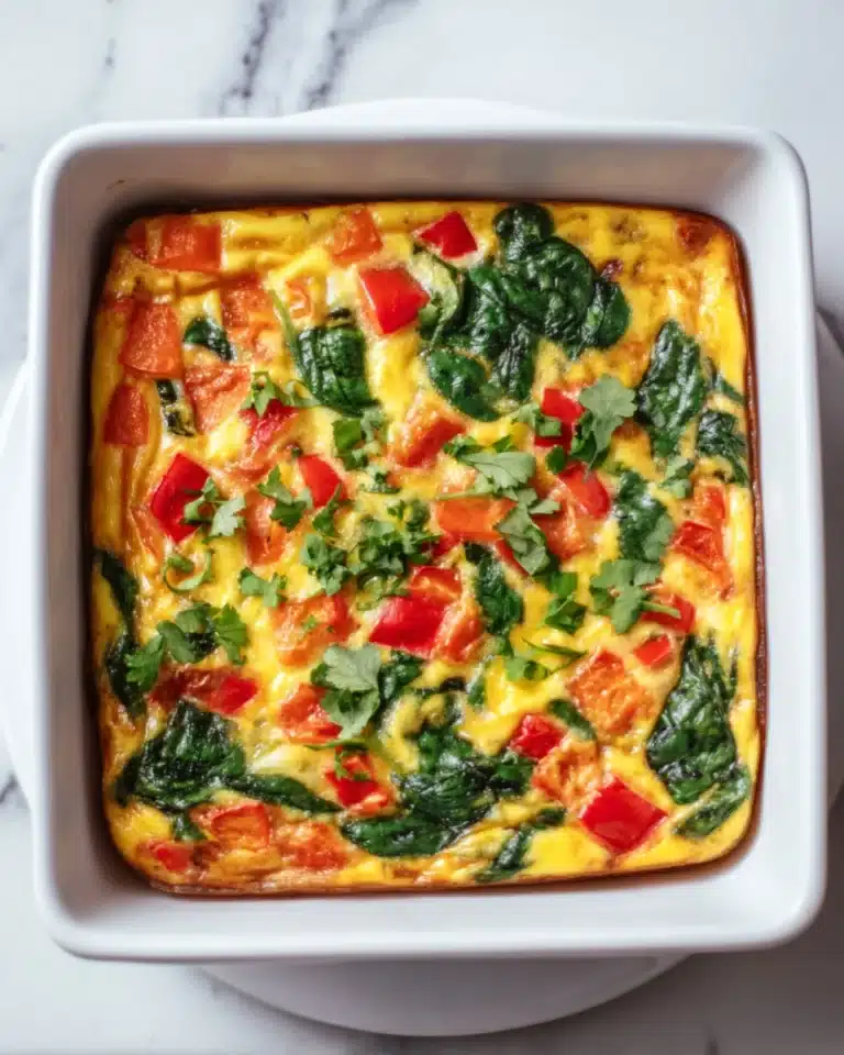Air Fryer Breakfast Frittata Recipe