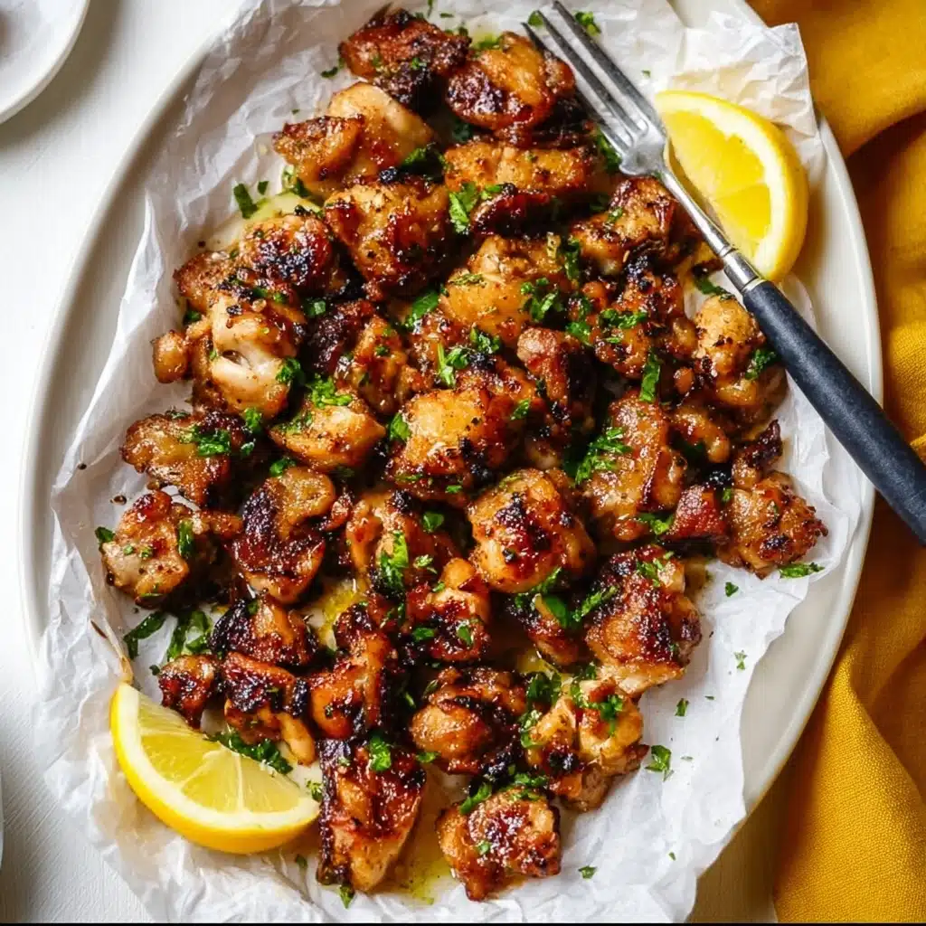 Air Fryer Lemon Chicken Bites 4 and starch and totally lemony delicious! Recipe - Recipe Image