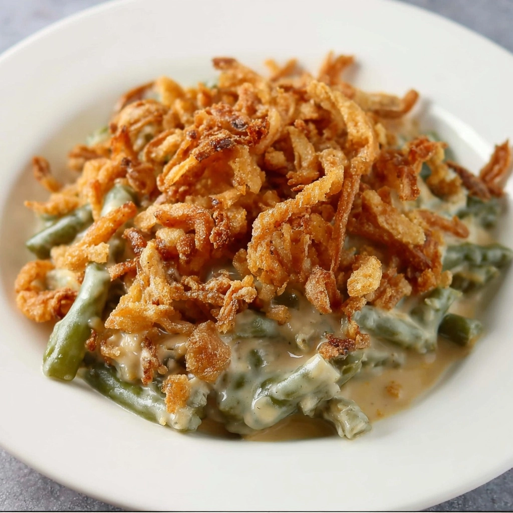 Delicious Classic Green Bean Casserole Recipe 4 Classic Green Bean Casserole Recipe - Recipe Image