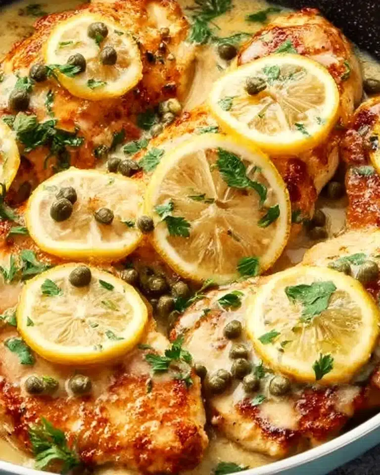 Mediterranean Style Chicken Piccata Recipe