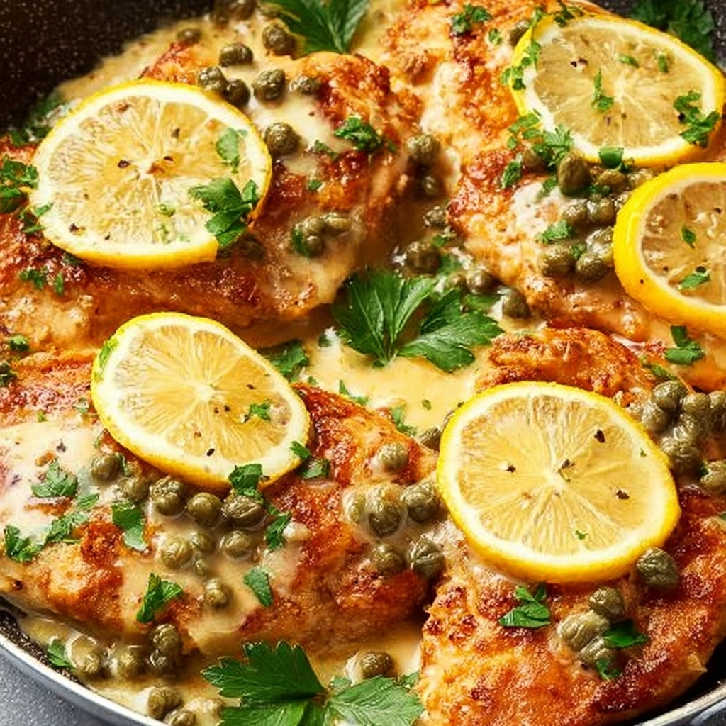 Delicious Mediterranean Style Chicken Piccata Recipe 4 Mediterranean Style Chicken Piccata Recipe - Recipe Image