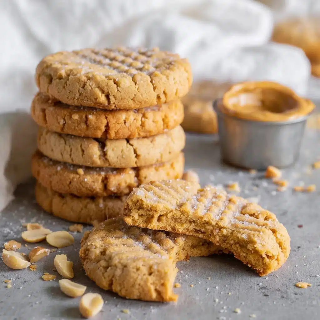 Chewy Peanut Butter Cookies Recipe 4 Chewy Peanut Butter Cookies Recipe - Recipe Image
