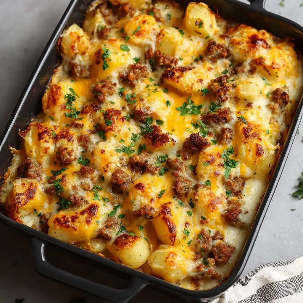 Cheesy Ranch Potatoes and Sausage Recipe 4 Cheesy Ranch Potatoes and Sausage Recipe - Recipe Image