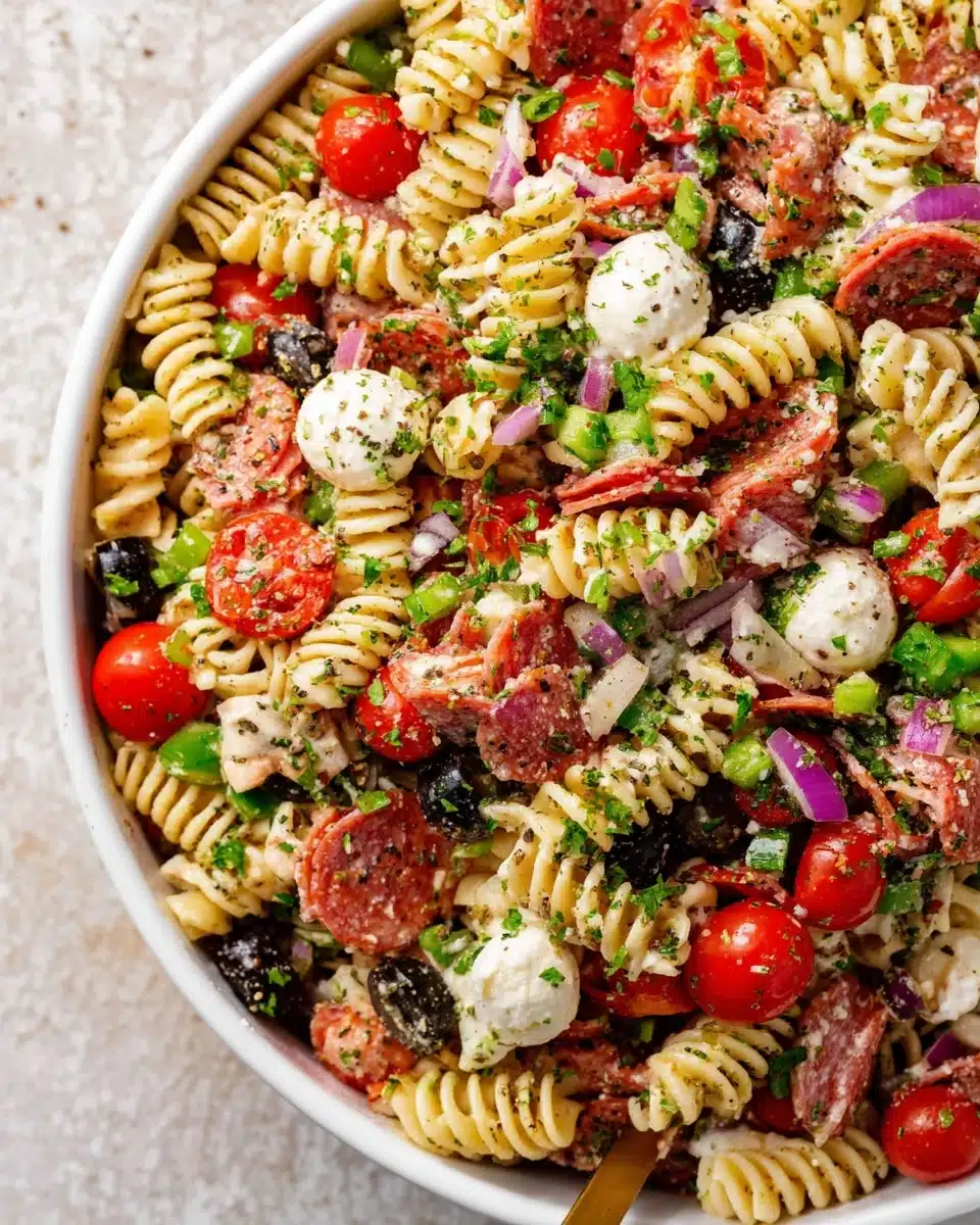 Zesty Italian Pasta Salad Recipe for Summer Celebrations
