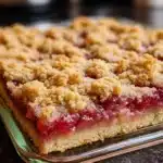 Delightful Rhubarb Shortbread Bars with a Buttery Crust Recipe