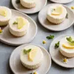 Zesty No-Bake Mini Lemon Cheesecakes