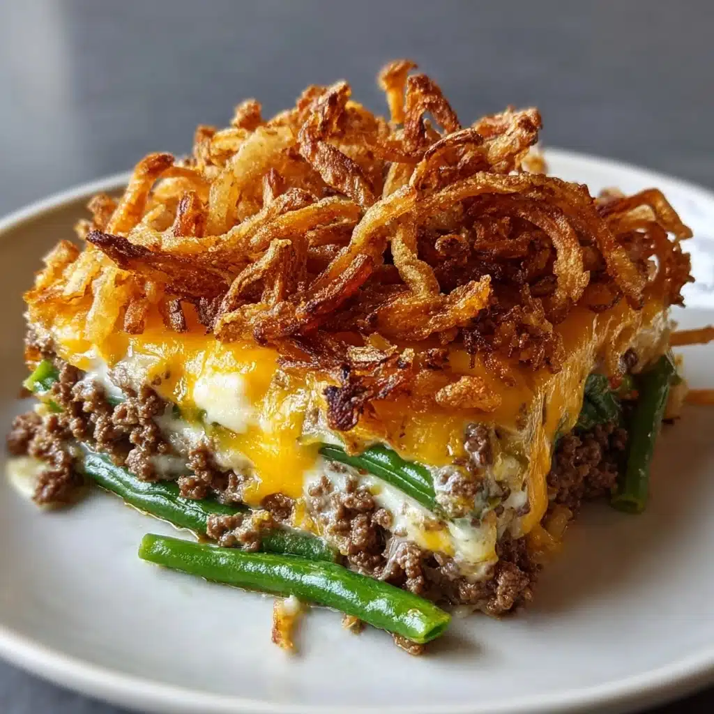 Delicious Hamburger Green Bean Casserole Recipe 4 Hamburger Green Bean Casserole Recipe - Recipe Image