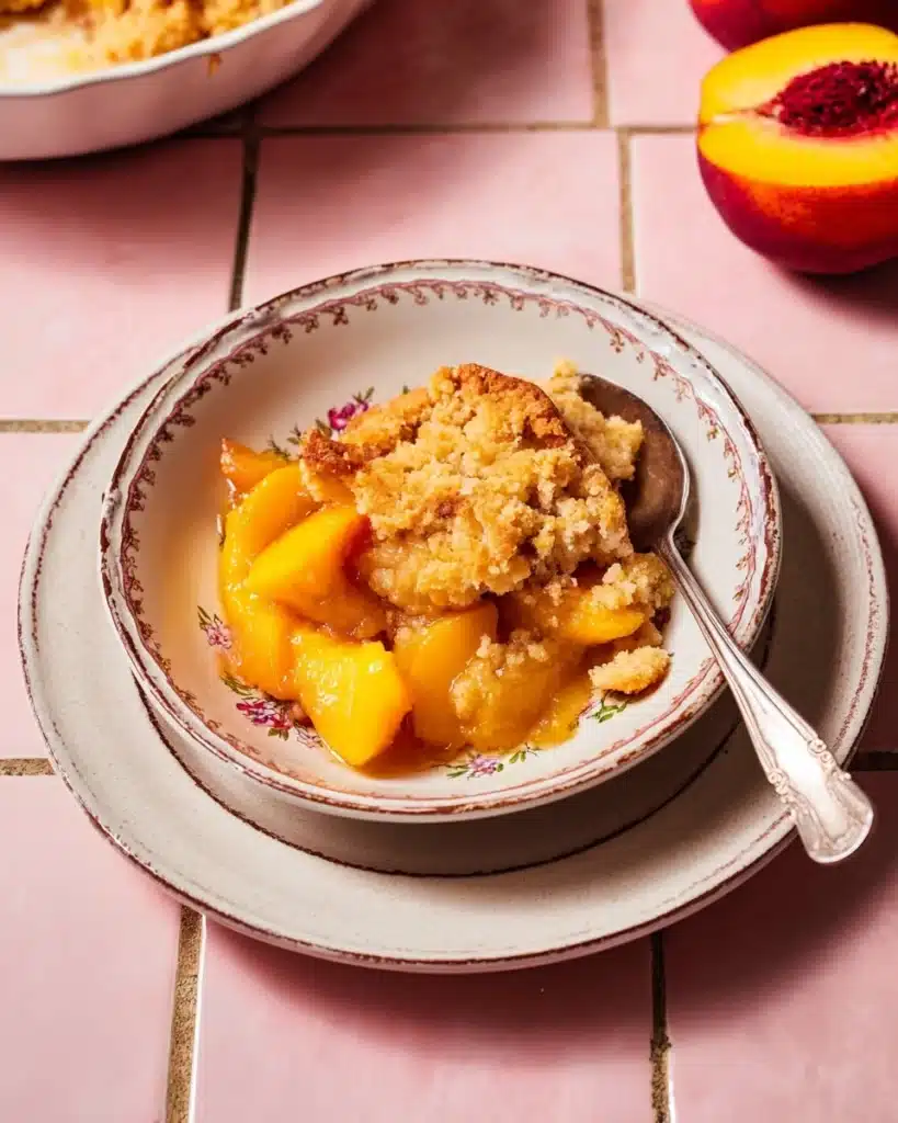 Easy Southern Peach Cobbler