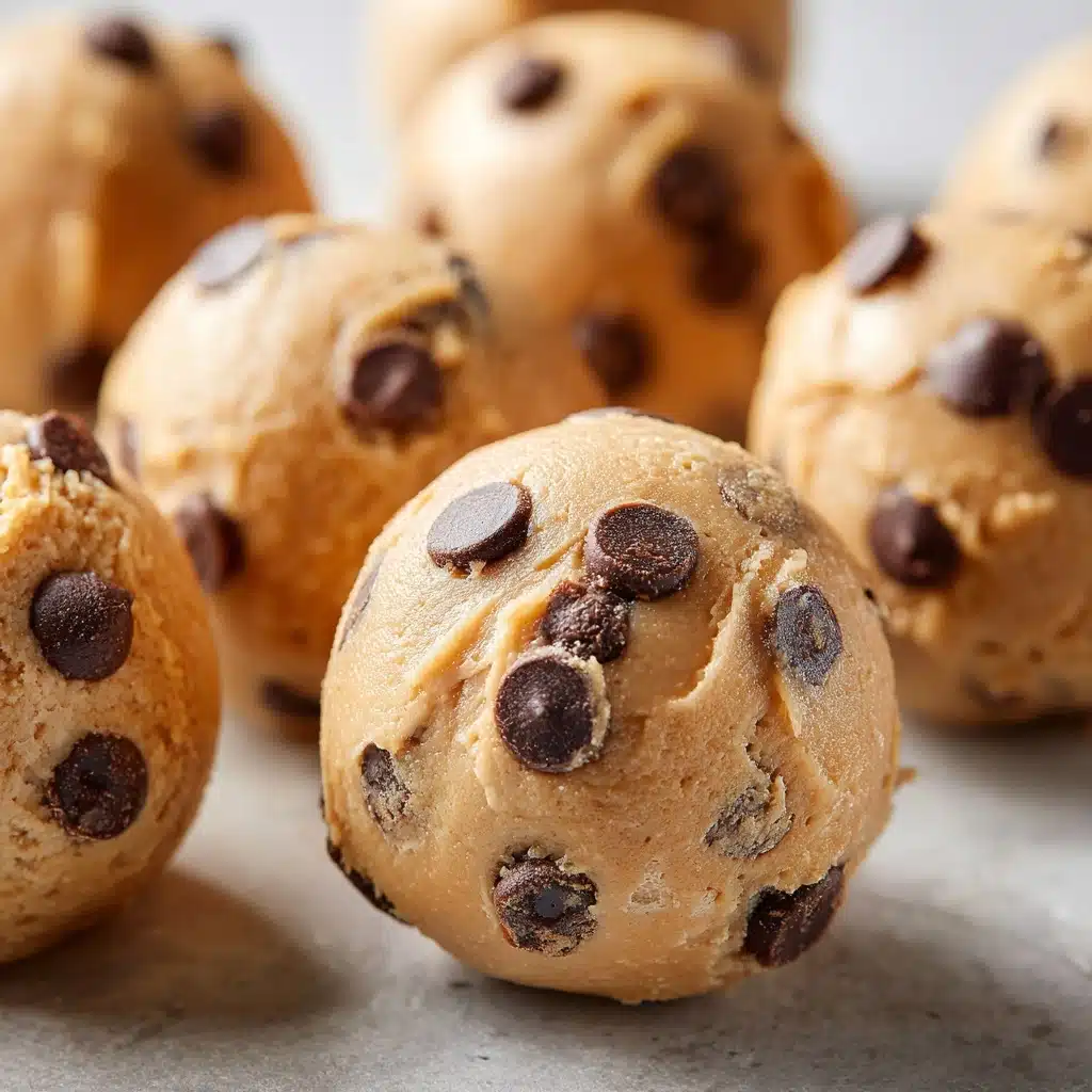 Frozen Greek Yogurt Peanut Butter Bites With Chocolate Chips 4 are a no-bake snack made with wholesome Recipe - Recipe Image
