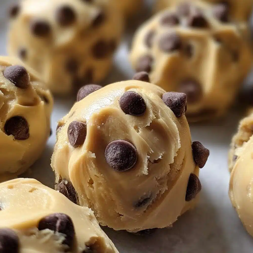 Frozen Greek Yogurt Peanut Butter Bites With Chocolate Chips 5 are a no-bake snack made with wholesome Recipe - Recipe Image