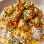 CREAMY SMOTHERED CHICKEN AND RICE Recipe