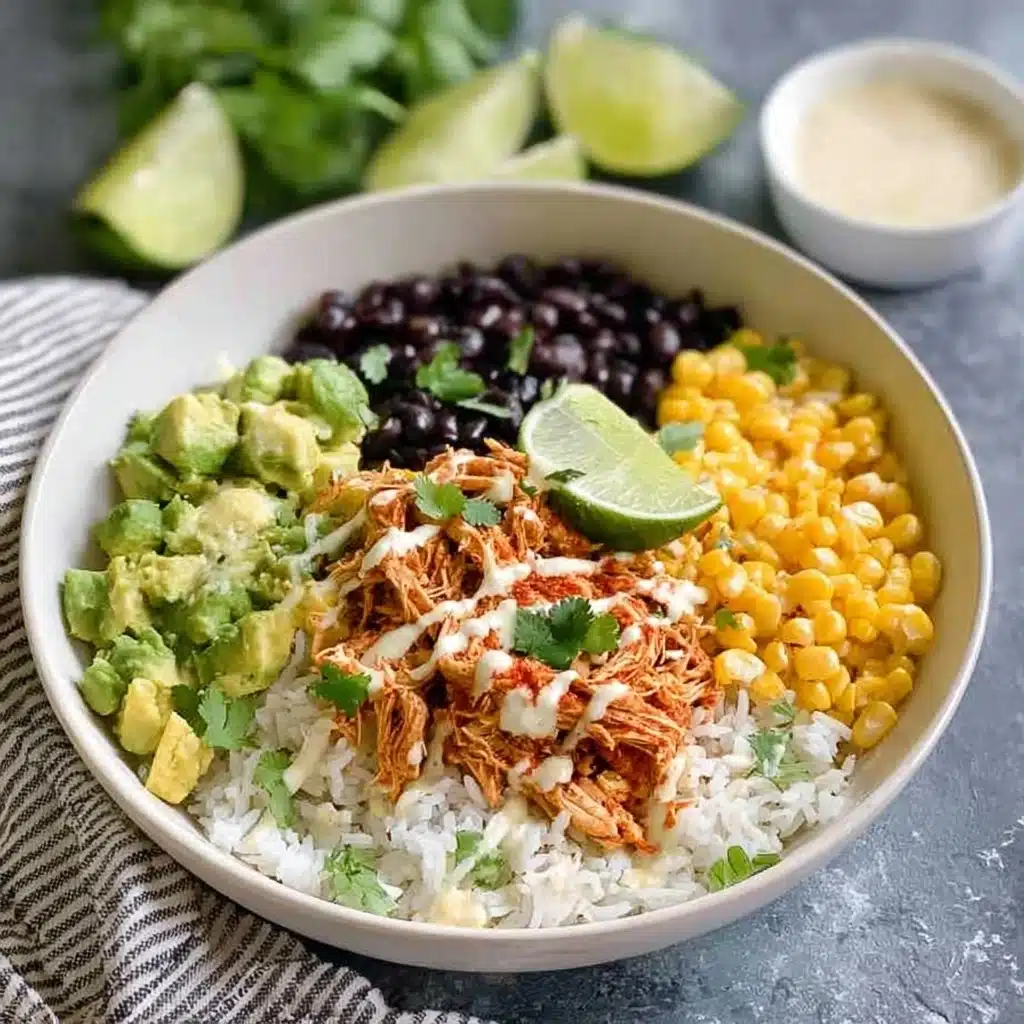 Slow Cooker Chicken Burrito Bowl Recipe - Recipe Image