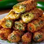 Pepper Jack Cheese Stuffed Fried Okra Recipe