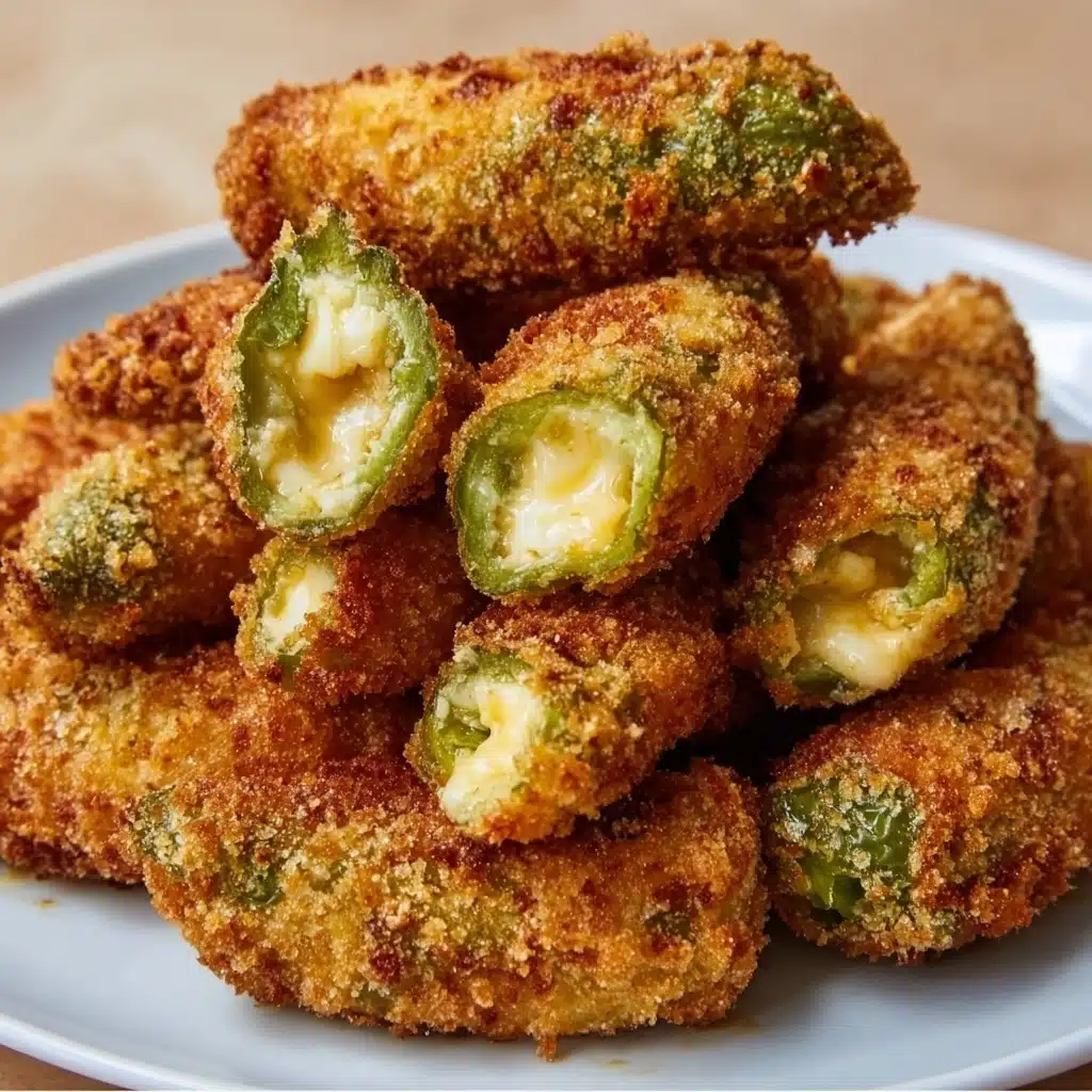 Pepper Jack Cheese Stuffed Fried Okra Recipe 3 Pepper Jack Cheese Stuffed Fried Okra Recipe - Recipe Image