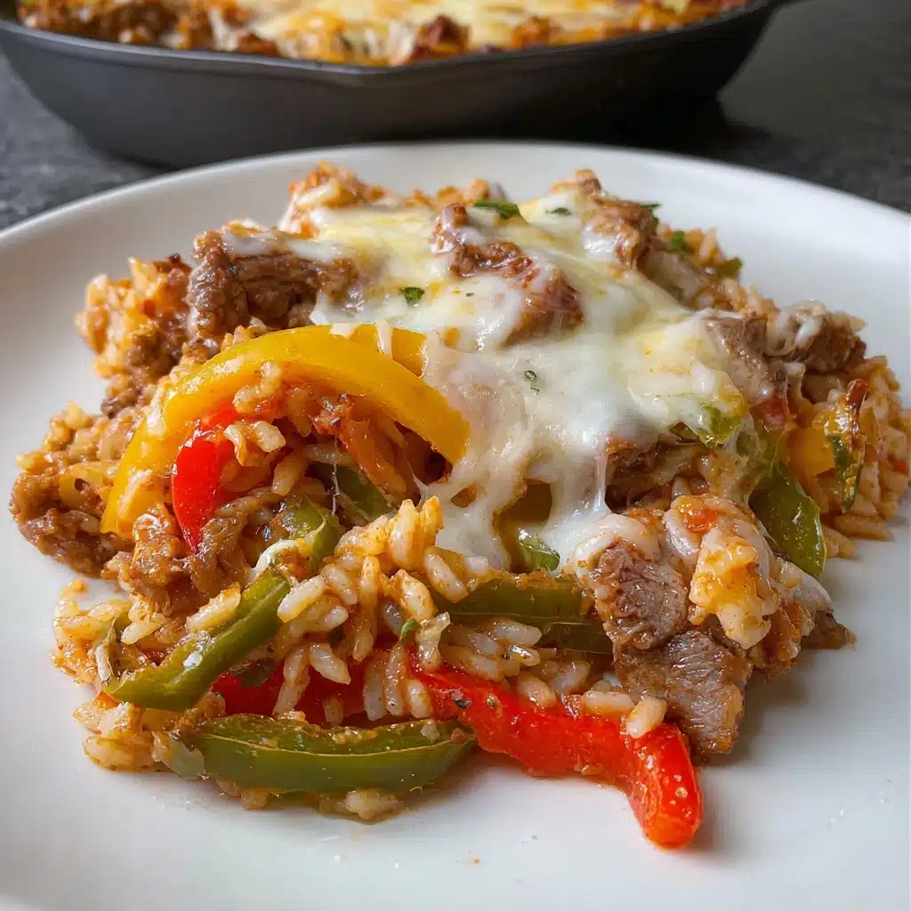 Queso Steak Fajita Skillet Recipe 4 Queso Steak Fajita Skillet Recipe - Recipe Image