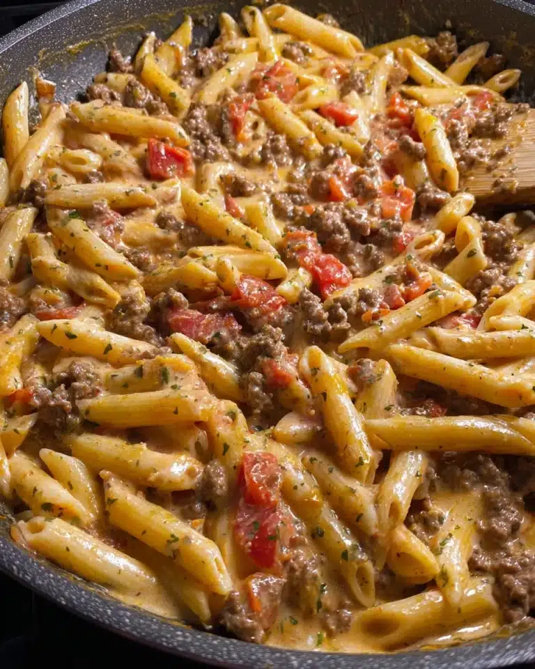 Queso Taco Pasta Recipe