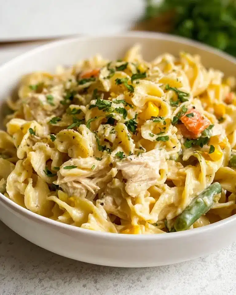 Chicken Pot Pie Pasta Recipe