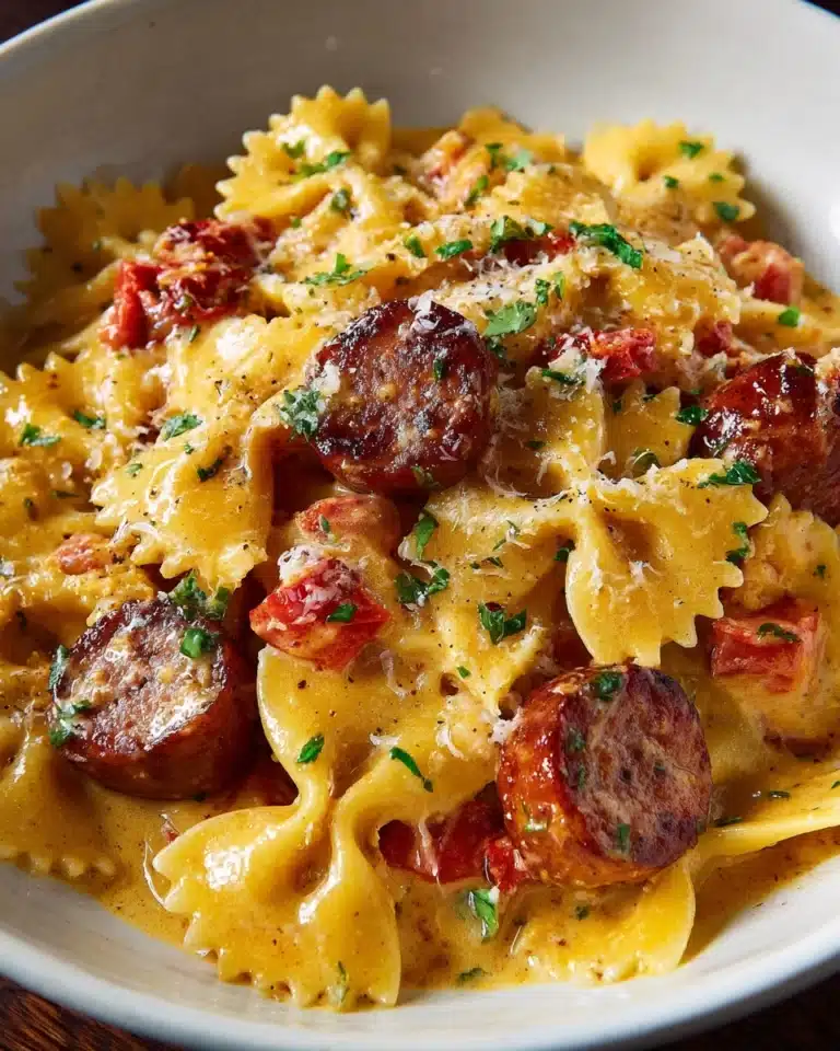 One Pot Smoked Sausage Pasta Recipe