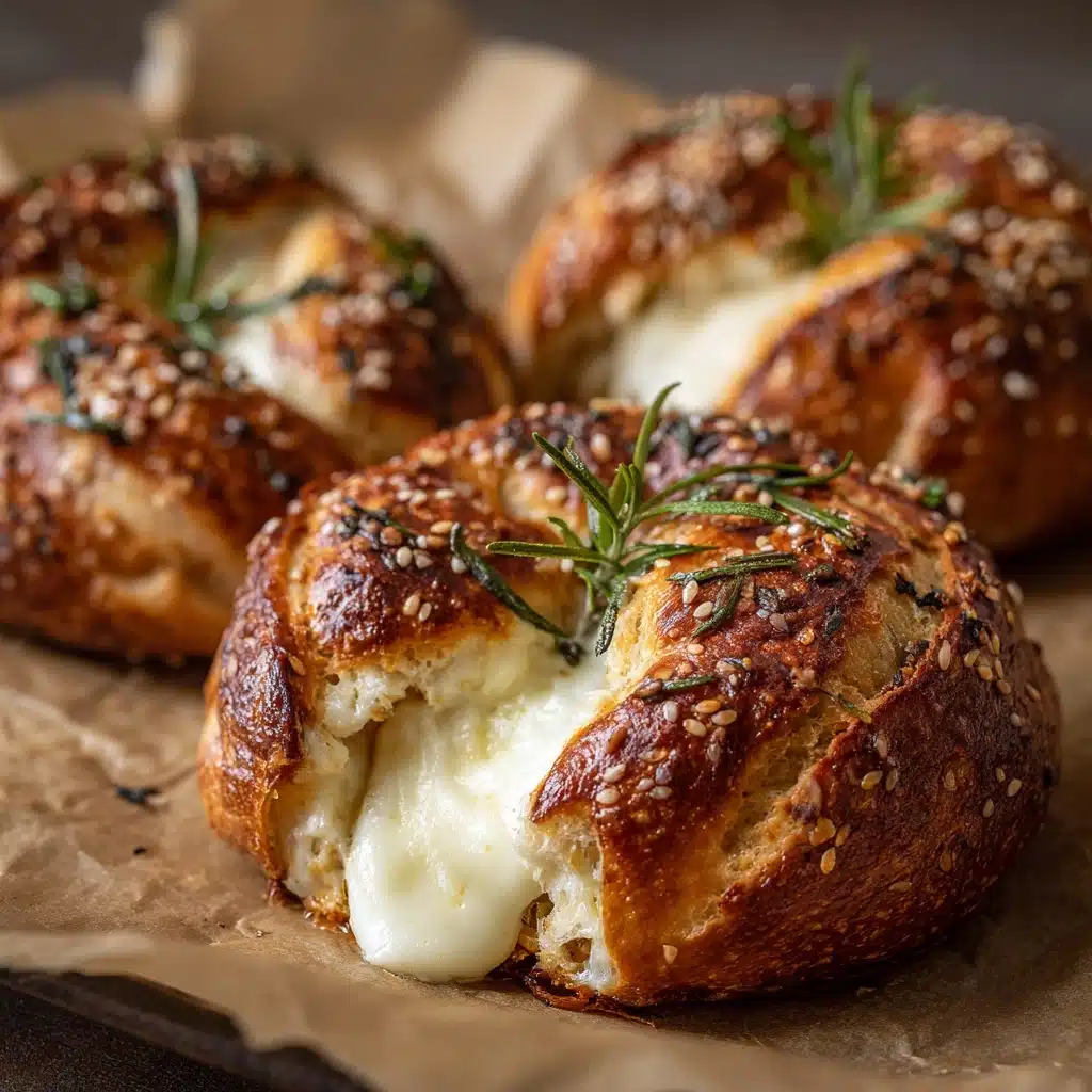 Mozzarella Stuffed Soft Pretzels Recipe - Recipe Image