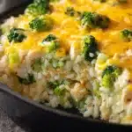 One Pot Cheesy Chicken Broccoli Rice Recipe