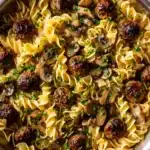 One Pan Meatball Stroganoff Recipe