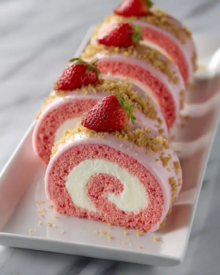 Strawberry Shortcake Cheesecake Rolls Recipe