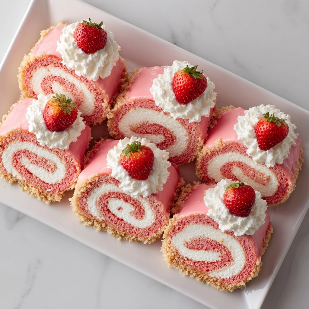 Strawberry Shortcake Cheesecake Rolls Recipe 5 Strawberry Shortcake Cheesecake Rolls Recipe - Recipe Image