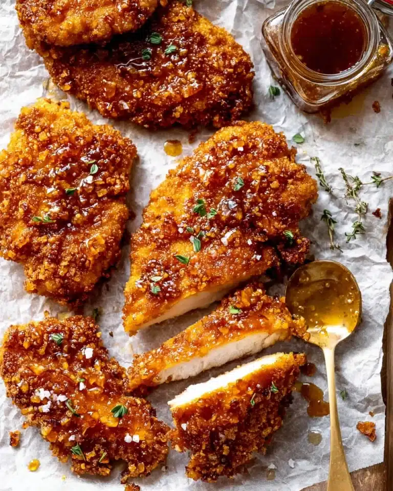 Baked Crunchy Hot Honey Chicken Recipe