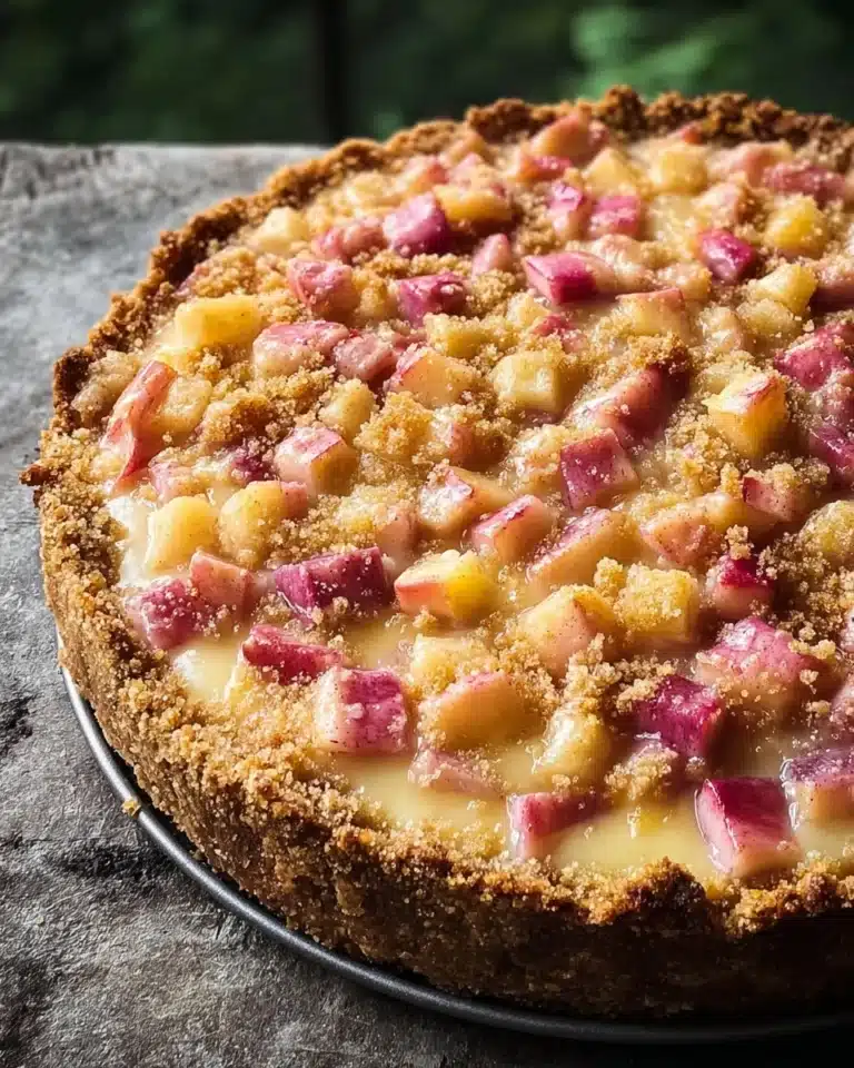 hubarb Custard Cake – Choose Your Pan Size Recipe
