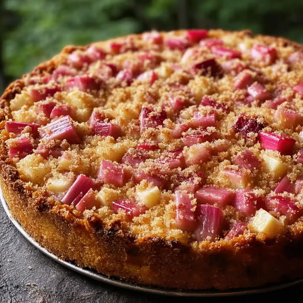 hubarb Custard Cake – Choose Your Pan Size Recipe - Recipe Image