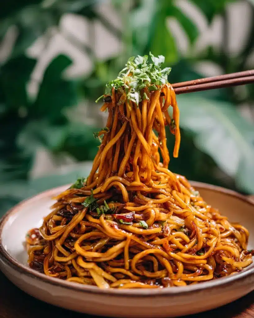 10-Minute Pan Fried Noodles Recipe