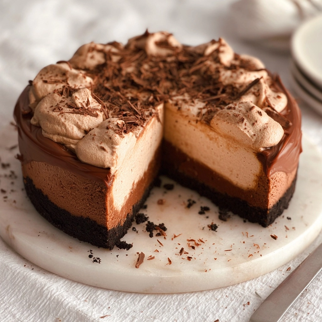 BEST NO BAKE CHOCOLATE CHEESECAKE RECIPE 5 BEST NO BAKE CHOCOLATE CHEESECAKE RECIPE - Recipe Image