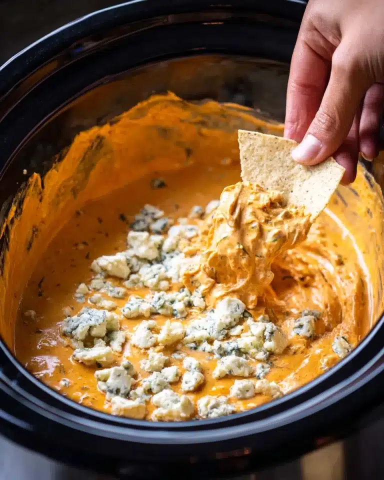 Crockpot Buffalo Chicken Dip Recipe