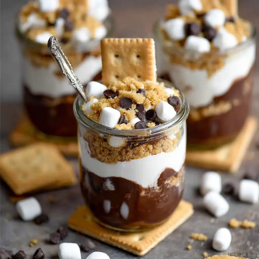 Tasty S'mores Pudding Parfaits Recipe 5 S'mores Pudding Parfaits Recipe - Recipe Image