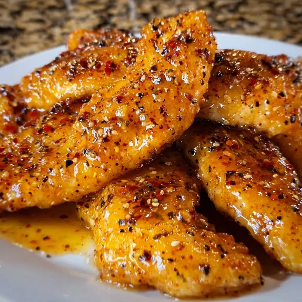 Spicy Honey Butter Garlic Chicken Tenders Recipe 5 Spicy Honey Butter Garlic Chicken Tenders Recipe - Recipe Image