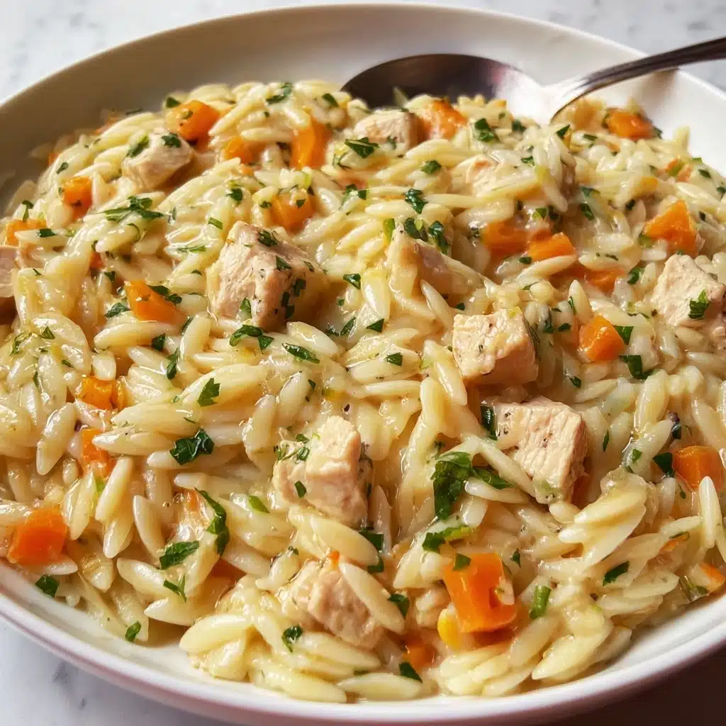 Creamy Chicken Pot Pie Orzo Recipe 5 Creamy Chicken Pot Pie Orzo Recipe - Recipe Image