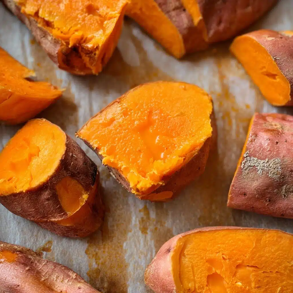 Roasted Sweet Potato Wedges Recipe 5 Roasted Sweet Potato Wedges Recipe - Recipe Image