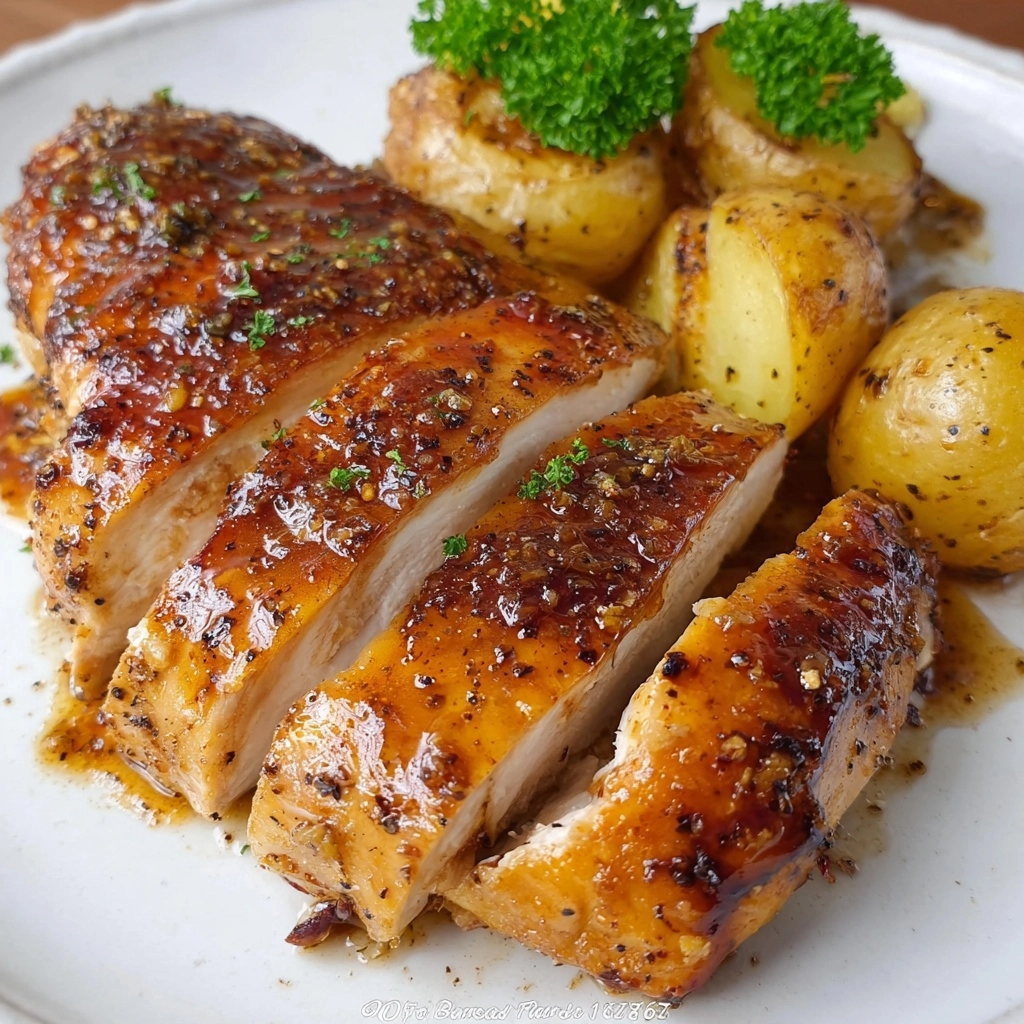 Sheet Pan Chicken and Potatoes Recipe - Recipe Image