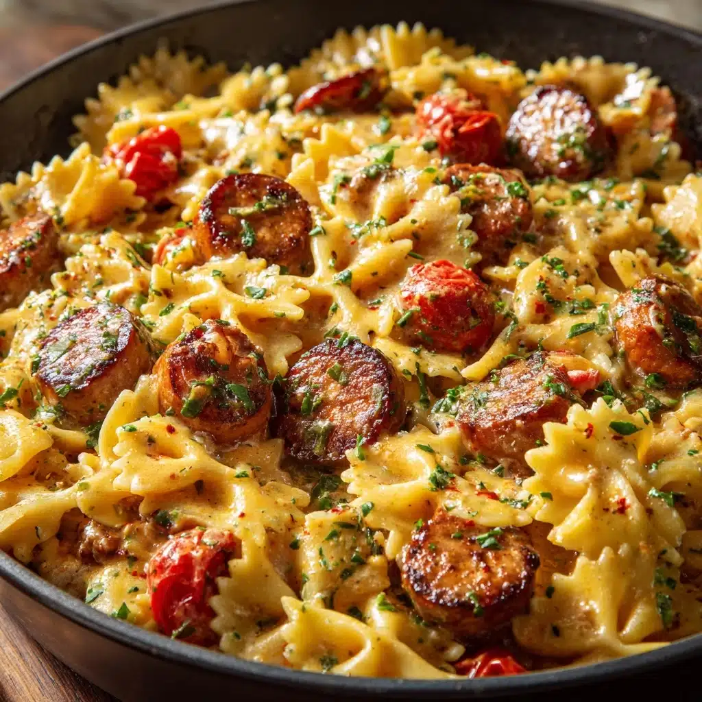 One Pot Smoked Sausage Pasta Recipe 5 One Pot Smoked Sausage Pasta Recipe - Recipe Image