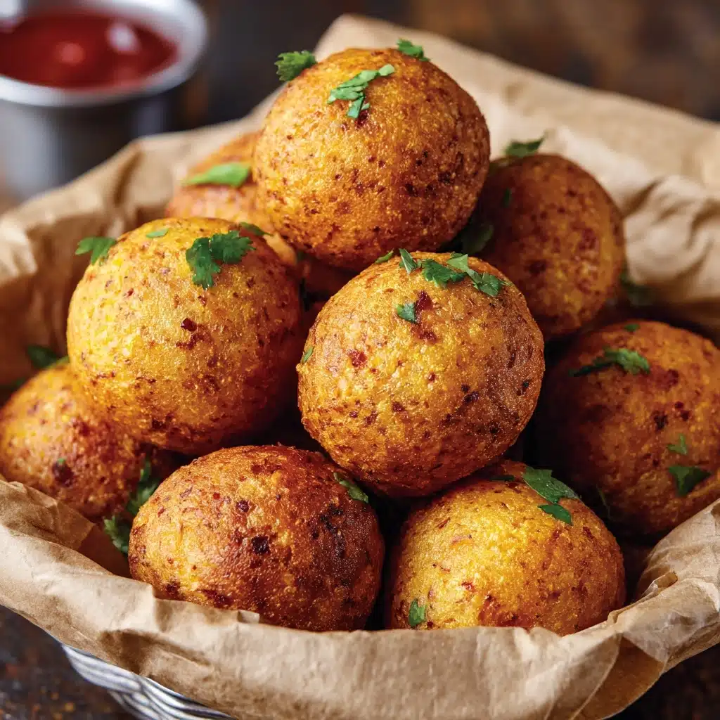 Cheesy Potato Balls Recipe - Recipe Image