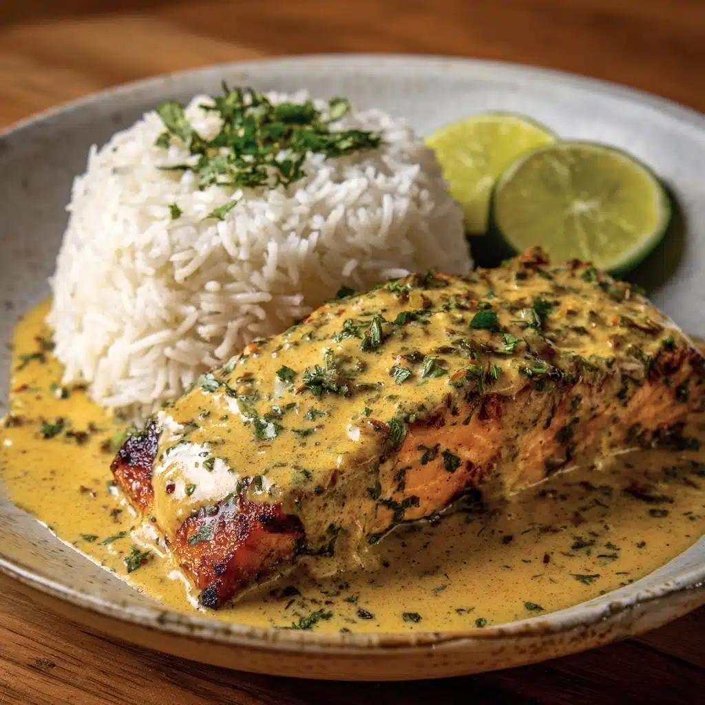 One-Pan Coconut Curry Salmon with Garlic Butter Recipe 5 One-Pan Coconut Curry Salmon with Garlic Butter Recipe - Recipe Image