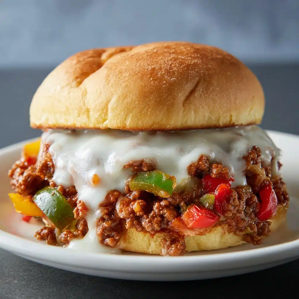 Philly Cheesesteak Sloppy Joes Recipe - Recipe Image